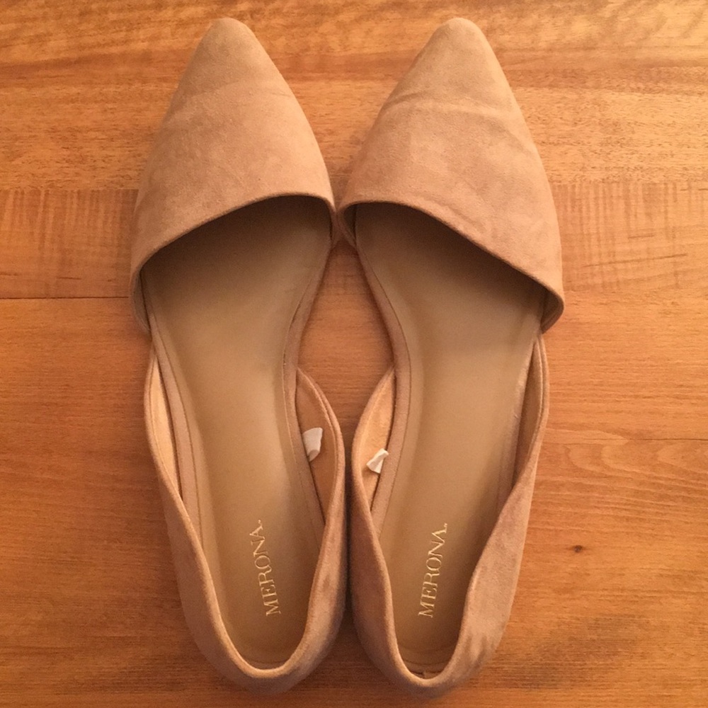 Merona tan flats